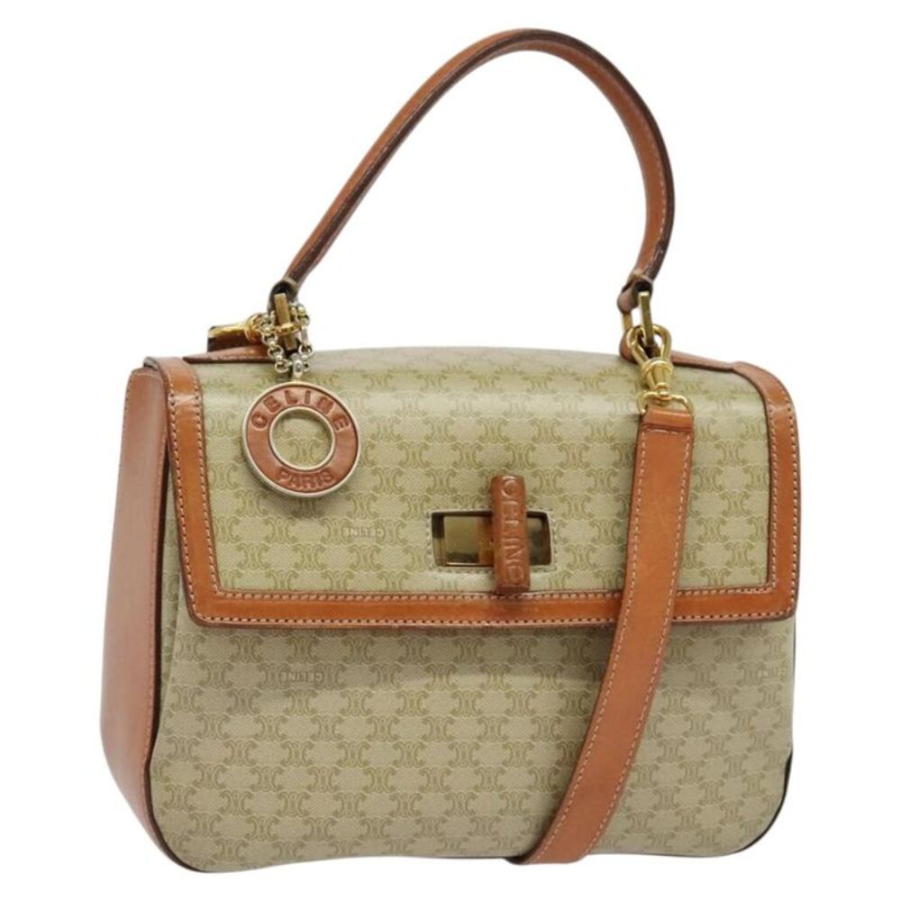 Céline Macadam Beige, Brown Canvas, Leather Handbag (Pre-Owned) - Picture 15 of 16